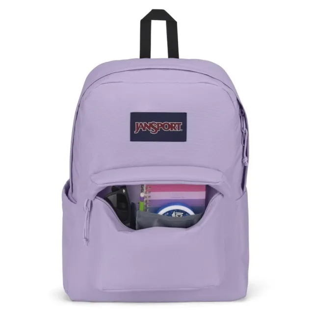 【JANSPORT】雙11 Superbreak後背包 後背包 運動包 雙肩背包 紫(JS0A4QUE5M9)