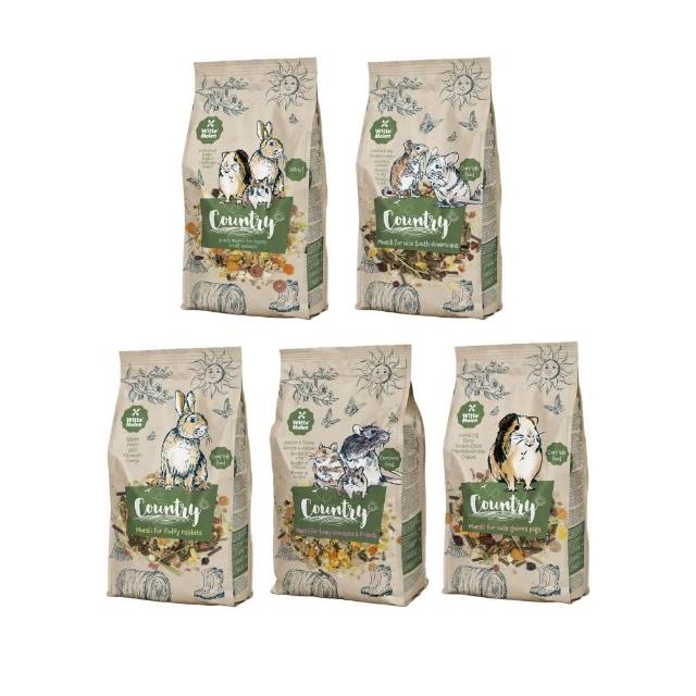 【Whitte Molen 荷蘭偉特】鄉村Country 主食系列(鼠飼料、兔飼料、龍貓飼料、天竺鼠飼料、倉鼠)