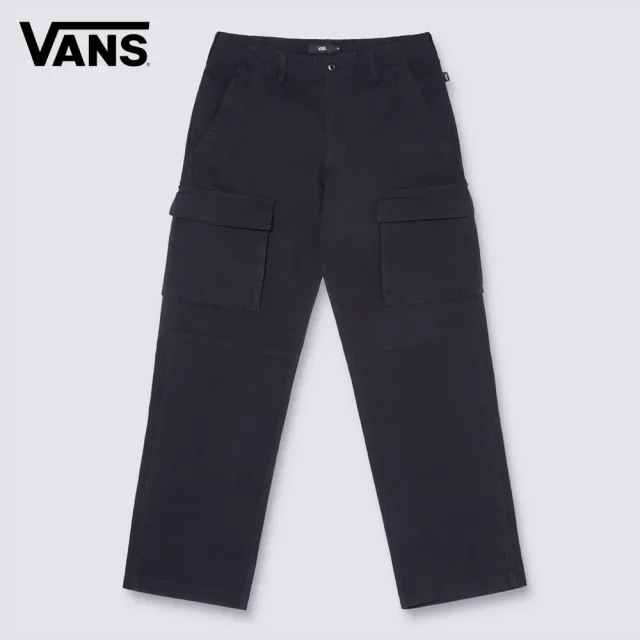 【VANS】官方旗艦 Fatigue Cargo Loose Tapered Ripstop 黑色長褲