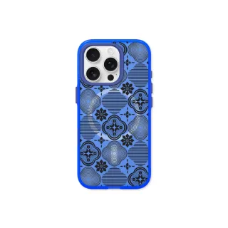 【RHINOSHIELD 犀牛盾】iPhone 16系列 JellyTint  MagSafe兼容 磁吸透明手機殼/壓花玻璃-黑色海棠(老屋顏)