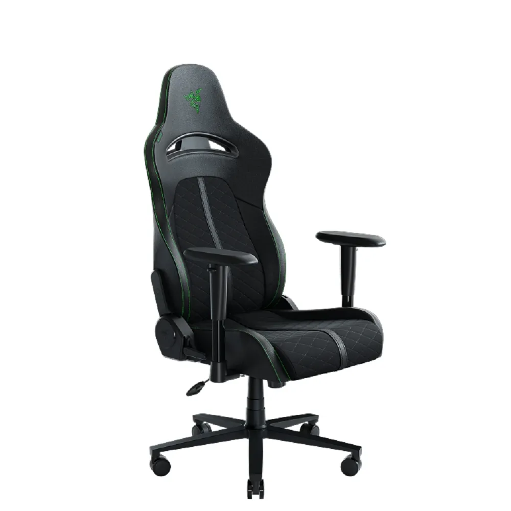 【Razer 雷蛇】Enki X人體工學設計電競椅/電腦椅/(黑/綠)(RZ38-R3U1)(魔物獵人適用)