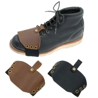 【Supamoto】打檔護鞋套—梯形(復古/牛皮/真皮/通用/車靴/護鞋套/打檔護塊/打檔套/檔車/騎士)