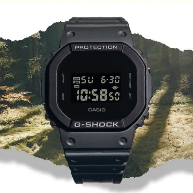 【CASIO 卡西歐】G-SHOCK 街頭運動風電子錶 雙11 送禮(DW-5610UU-8)