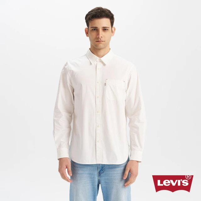 【LEVIS】男款 襯衫 襯衫外套 領口 胸口 設計線條 上衣 熱賣單品 003TM-0001