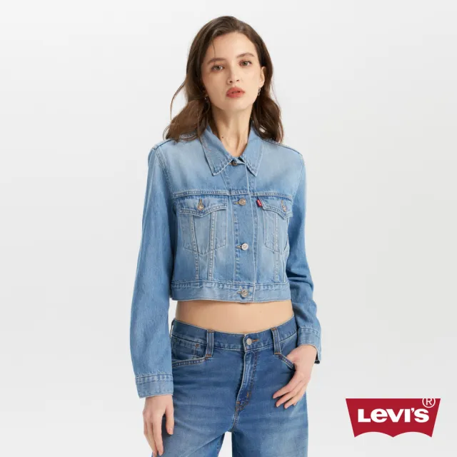【LEVIS】女款 牛仔外套 短版設計 丹寧外套 熱賣單品 29945-0231