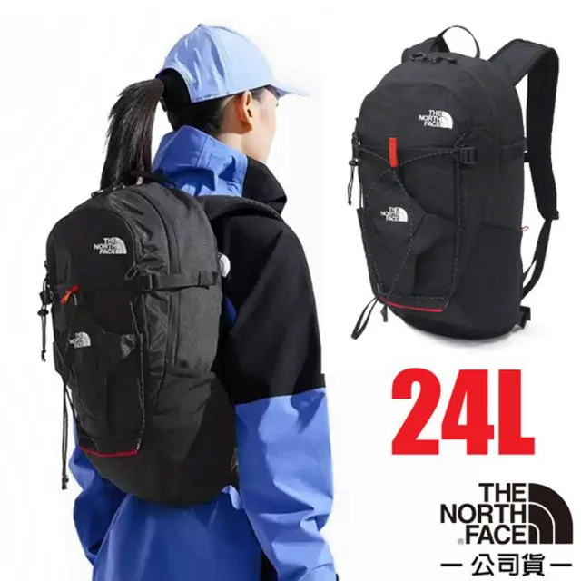 【The North Face】APAC BASIN 24 多功能雙肩後背包24L.登山健行背包.通勤休閒包(8BKF-KX7 宇宙黑)
