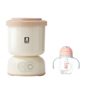 【Snowbear 小白熊】智莉2代 智能保溫自動搖奶器 搖奶器 調乳器(贈 綠鼻子兒童學習杯300ml 6個月以上適用)