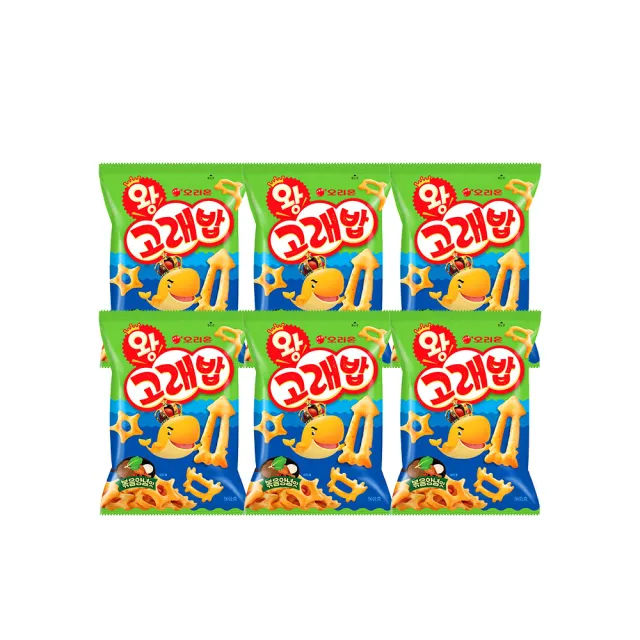 【好麗友】鯨魚王脆餅6件組(56gX6)