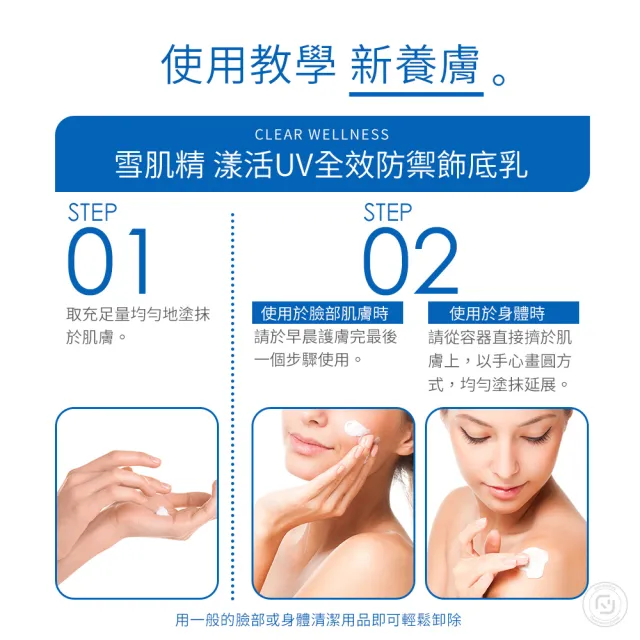 【KOSE 高絲】雪肌精漾活UV全效防曬飾底乳SPF35/PA+++贈澄白薏透露30ml