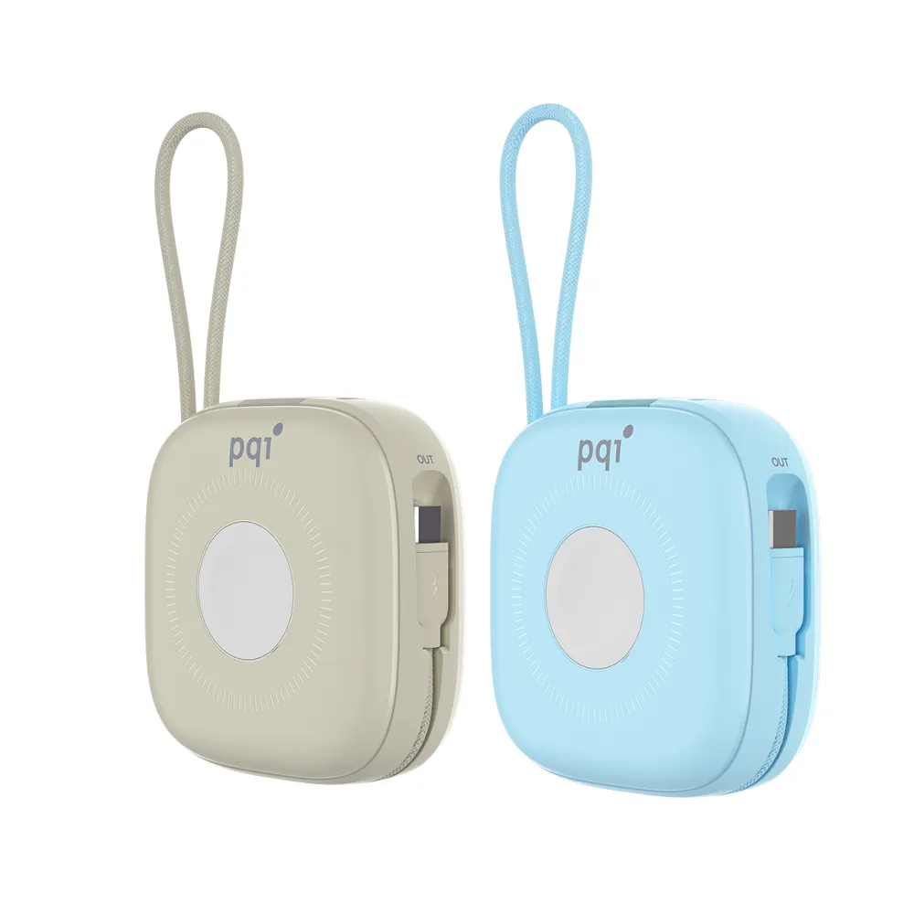 【PQI 勁永】10000mAh PD1002磁吸無線快充行動電源(可充 Apple Watch 本體有標示Wh瓦時 可帶上飛機)