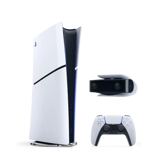 【SONY 索尼】New PS5 數位版主機(PS5 Slim)+PS5 HD 攝影機