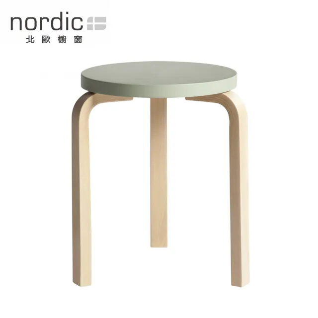 【北歐櫥窗】Artek Stool 60 三腳圓凳(綠湖)