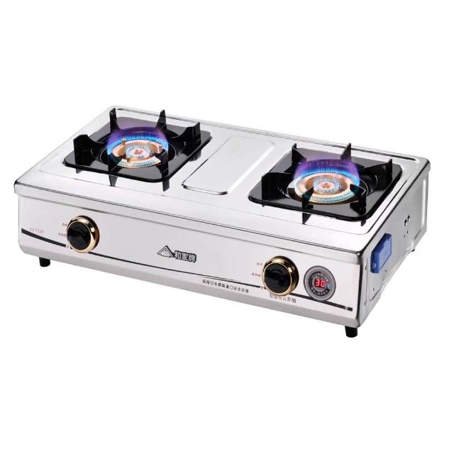 和家牌 KS-T330 和家牌 KS-T330 雙口瓦斯爐,採用高品質不銹鋼材質製作,堅固耐用且易於清潔。適閤家庭廚房使用,提供穩定雙口火焰控制,操作簡便安全。作為瓦斯臺爐型別,兼具其他多功能設計,節能環保。享1年完整保固,安心選購您的廚房夥伴。
