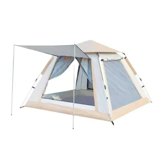 【Petvibe】全自動速開銀膠帳篷240cm(液壓帳篷/露營帳篷/野餐帳篷/秒開帳篷/快速帳篷/自動帳/登山帳篷)