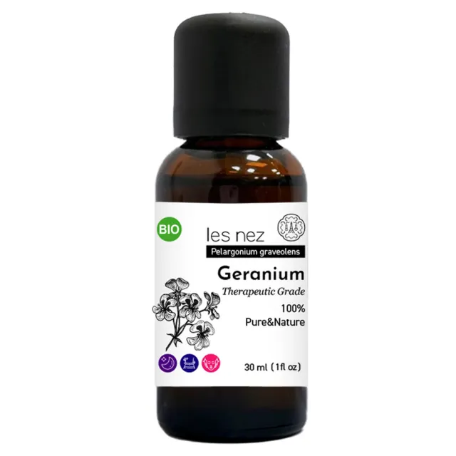 【Les nez 香鼻子】天然單方香葉天竺葵純精油 30ML(天然芳療等級)