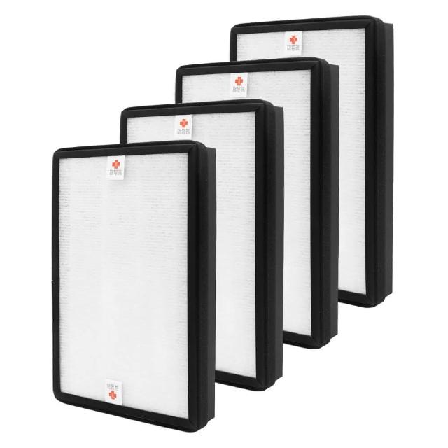 【蟎著媽】複合式濾網4入優惠組(適用 3M FA-U120 FA-U150 U200-F U200-ORF 空氣清淨機)