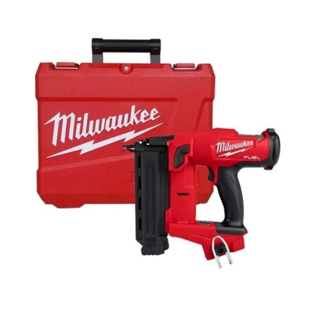 【Milwaukee 美沃奇】原廠公司貨  米沃奇 18V 鋰電 無碳刷 F釘槍 M18 FN18GS(M18 FN18GS主機含箱)