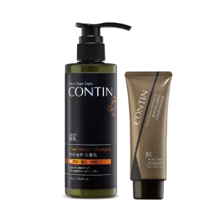 【CONTIN 康定】官方直營 瞬效護髮精華120ml+專利酵素植萃洗髮精300ml