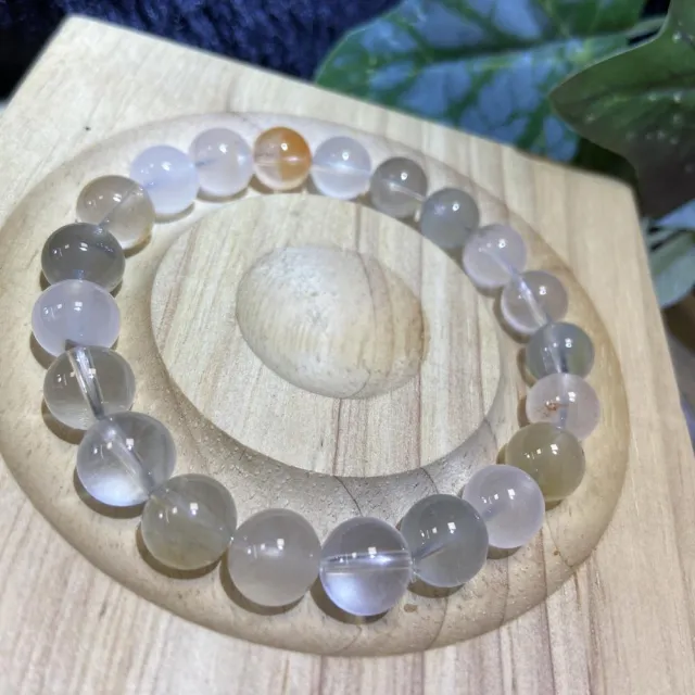 【Cozy 世界水晶原礦與茶】精品果凍彩兔毛 10mm+ 31-5(有聚財招財和旺事業功效)