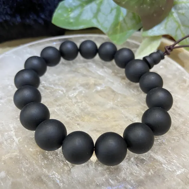 【Cozy 世界水晶原礦與茶】藥珀 頂級黑藥珀 10mm 30-2(消磁化煞增能量)