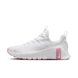 【NIKE 耐吉】Wmns Free Metcon 6 訓練鞋 運動鞋 女鞋 白 粉 透氣 緩衝(FJ7126-106)