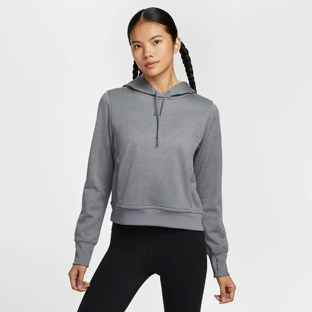 【NIKE 耐吉】長袖上衣 女 帽T AS W NK ONE TF PO HOODIE LBR 灰 FB5211-091