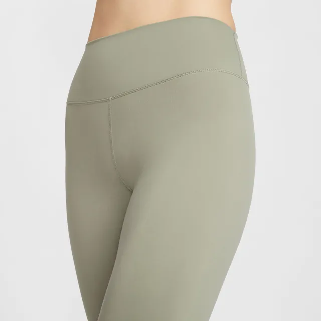 【NIKE 耐吉】緊身長褲 女 運動褲 高腰 瑜珈 AS W NK DF ONE HR 7/8 TIGHT 綠 FN3233-320