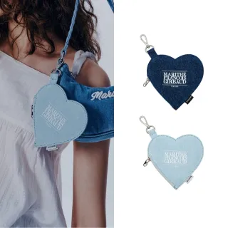 【MARITHE FRANCOIS GIRBAUD】官方旗艦 經典LOGO丹寧心形鑰匙圈 MFG(多款任選)