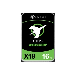 【SEAGATE 希捷】EXOS X18 16TB 3.5吋 7200轉 256MB 企業級內接硬碟(ST16000NM000J)