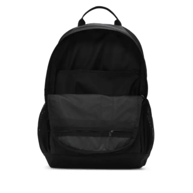 【NIKE 耐吉】後背包 書包 筆電包 雙肩包 男 女 NK HAYWARD FUTURA BKPK - SOLID 黑色 25L(HF7007010)