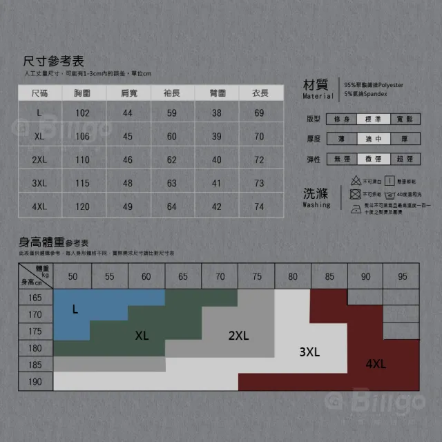 【Billgo】*現貨*網眼透氣線條口袋長袖POLO衫-2款 5色 L~4XL碼 四季薄男長袖上衣 運動休閒T(中年、百搭)