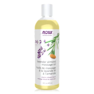 【NOW Solutions】薰衣草杏仁按摩油Lavender Almond Massage Oil(16 oz / 473 ml)