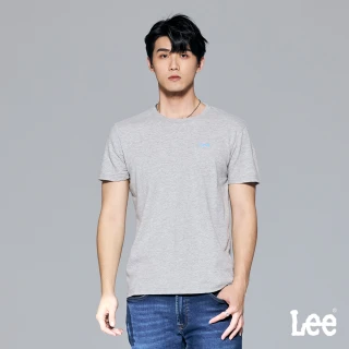 【Lee 官方旗艦】男裝 短袖T恤 / 左胸立體轉印 撞色小LOGO 共4色 標準版型(LB302031)