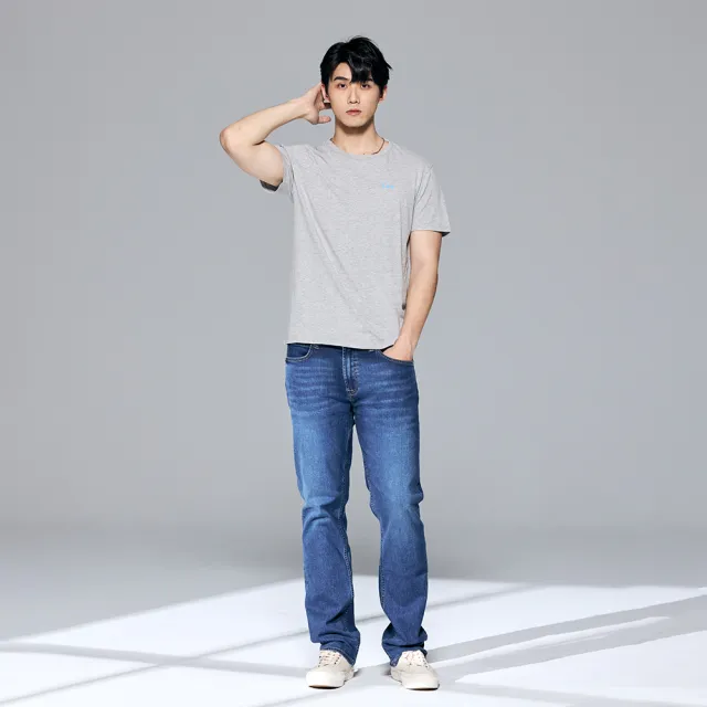【Lee】出清品-男裝 短袖T恤 / 左胸立體轉印 撞色小LOGO 共4色 標準版型(LB302031)