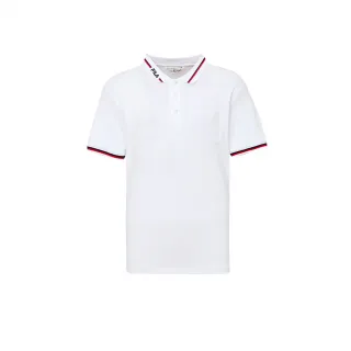 【FILA官方直營】男款 棉質 短袖POLO衫-白色(1POZ-1702-WT_251)