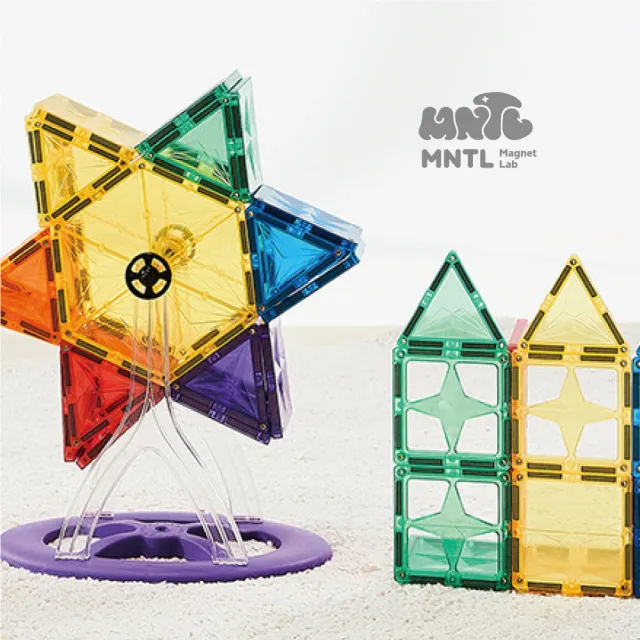 【MNTL】摩天輪組合 Ferris Wheel Pack 磁力片 46pcs(磁力片組合 禮盒首選 擺設)