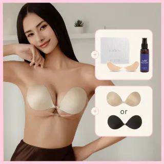 【NuBra 絕世好波】隱形內衣 NuBraX WOW!輕挺無痕加強組