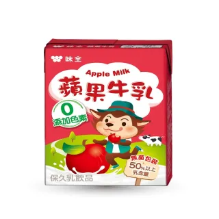 【極品限定】蘋果牛乳200ml(24入/箱)