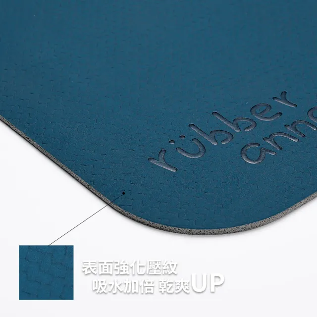 【怪獸居家生活】rubber anne 台灣製 2入組 20秒瞬吸 軟式珪藻土吸水地墊(66x44cm)