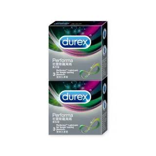 【Durex 杜蕾斯】飆風碼保險套3入x2(共6入-避孕套/衛生套/持久溫存系列)