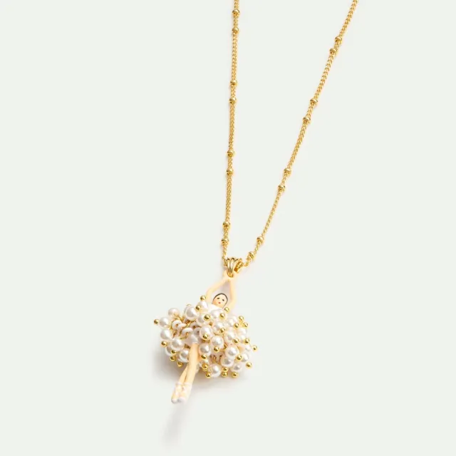 【Les Nereides】芭蕾舞伶-白色珍珠項鍊
