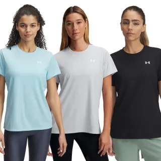 【UNDER ARMOUR】UA官方直營 女 Tech Rib 短袖T-Shirt(多款任選)
