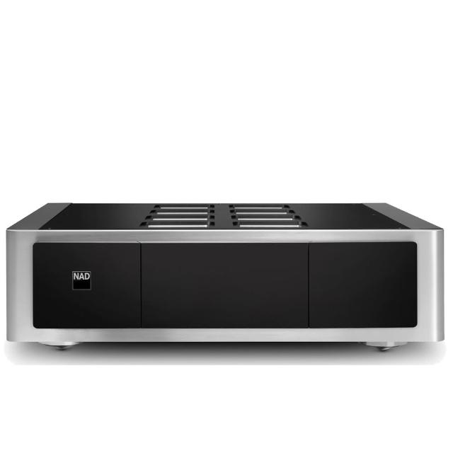 NAD M23 立體聲功率放大器，專為 AV 音響系統設計，提供強勁高保真音效輸出。適閤家庭劇院與音樂愛好者，支援多種音源連線，功能全面，享有 1 年保固，帶來純淨動聽的立體聲體驗。