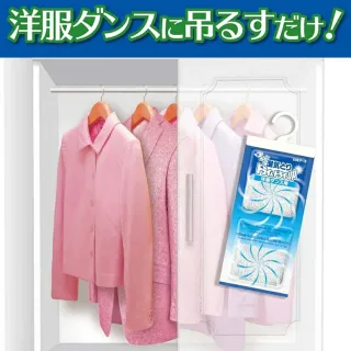 【台隆手創館】日本白元Dry & Dry Up吊掛式除濕包-衣櫥專用-2入裝(除濕劑)