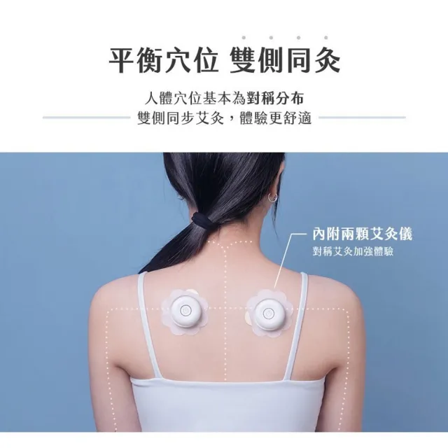 【3ZeBra 三隻斑馬】暖暖艾｜迷你艾灸儀(附30入艾貼/溫灸儀 熱敷器 雙11 1111)