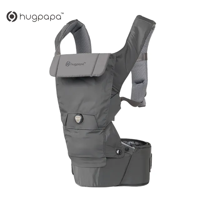【hugpapa】DIAL-FIT PRO 韓國嬰兒透氣減壓背帶 新生兒腰凳背巾/揹巾(4色/全新升級款)