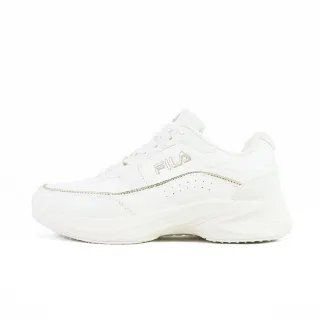 【FILA】Scales 女 運動休閒鞋 復古 舒適 穿搭 白 金(5-J328Z-118)