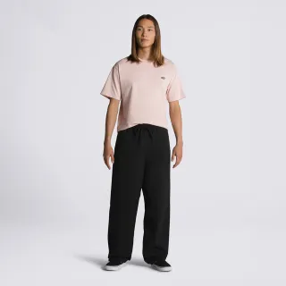【VANS 官方旗艦】Range Baggy 黑色彈性錐形長褲