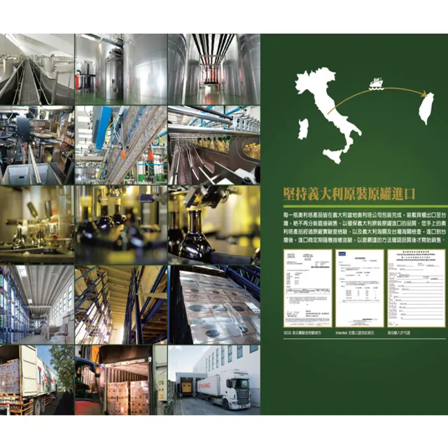 【Olitalia 奧利塔】純橄欖油禮盒組1000mlx6瓶(+贈頂級葵花油250mlx2瓶)