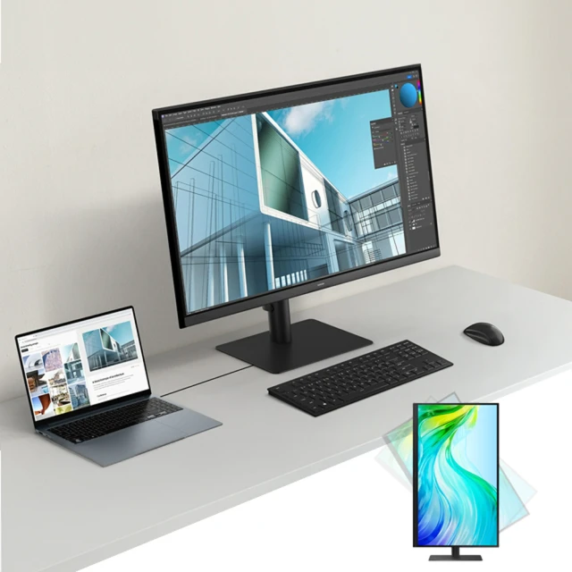【Samsung 三星】S27F612EAC 100Hz護眼超薄廣角(27型/2K/100Hz/GameMode模式/NTSC 色域 83%)